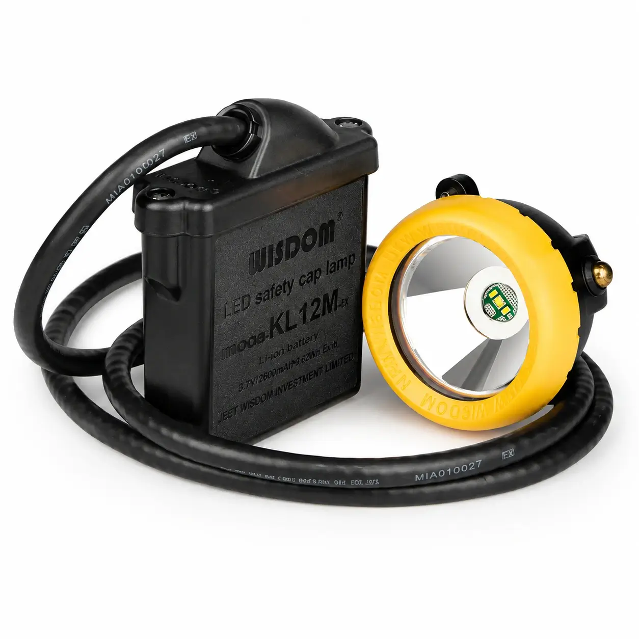 WISDOM KL12M Colombia con lámpara LED, cable y batería externa